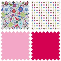 Bacati - Botanical Pink Laundry Hamper With Wooden Frame -Baby Products Store GUEST d8349d10 c645 4301 ae52 ecf1ef8282a1