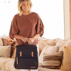 Petunia Pickle Bottom Meta Diaper Bag - Black Matte Canvas -Baby Products Store GUEST da18f6ab a531 4b2d 9bb7 9739f830385b