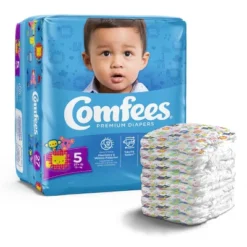 Comfees Premium Baby Diapers With Total Fit System For Boys & Girls