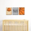 Big Dot Of Happiness Nothin' But Net - Basketball - Sports Themed Nursery Wall Art, Kids Room Decor & Game Room Decor - 7.5 X 10 Inches - 3 Prints