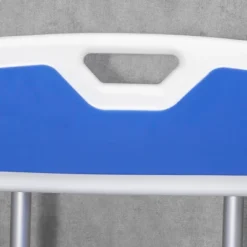 HOMCOM EVA Padded Shower Chair With Arms And Back, Bath Seat With Adjustable Height, Anti-slip Shower Bench For Seniors, Disabled, Tool-Free Assembly -Baby Products Store GUEST e296ba40 f49a 492c 9096 b70e5c2166ec