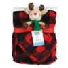 Hudson Baby Unisex Baby Plush Blanket With Security Blanket, Rudolph, One Size -Baby Products Store GUEST e44ed33b 9cf7 4953 a3e1 9730f5be07c2