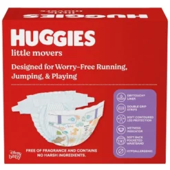 Huggies Little Movers Baby Disposable Diapers - (Select Size And Count)