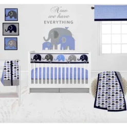 Bacati - Elephants Blue/Grey Musical Mobile -Baby Products Store GUEST e934535a 7629 4459 8e6e e2af2d0dde76