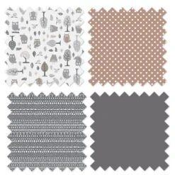 Bacati - Owls Gray/Beige Neutral Collapsible Laundry Hamper -Baby Products Store GUEST ea2ff47d 533f 4f46 a57f 81fb2851d652 1