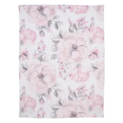 Lambs & Ivy Botanical Baby Watercolor Floral Pink Fleece Baby Blanket -Baby Products Store GUEST ec132ba6 2ebf 4331 a642 679db305363d