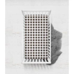 Bacati - Chocolate Large Dots 100 Percent Cotton Universal Baby US Standard Crib Or Toddler Bed Fitted Sheet -Baby Products Store GUEST ec244667 4637 40c6 8e70 79cc0f2d7d31