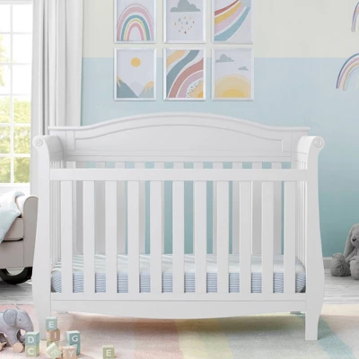 Delta Children Lancaster 4-in-1 Convertible Crib - Bianca White 3 Delta Children Lancaster 4-in-1 Convertible Crib - Bianca White