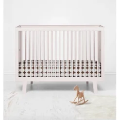 Bacati - Chocolate Large Dots 100 Percent Cotton Universal Baby US Standard Crib Or Toddler Bed Fitted Sheet -Baby Products Store GUEST ee682036 3751 4dfe a3aa 9f6666f9fa21