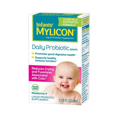 Mylicon Daily Probiotic Colic Drops - 0.28 Fl Oz 3 Mylicon Daily Probiotic Colic Drops - 0.28 Fl Oz