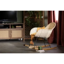 South Shore Balka Rocking Accent Chair - Rattan -Baby Products Store GUEST f462eb0a db6a 4c2b 8b0b 671bd62d3cba