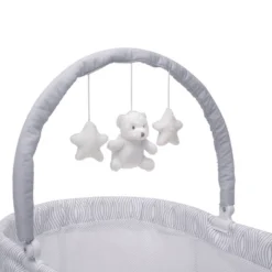 Delta Children Curve Bassinet - White And Gray -Baby Products Store GUEST f9af37ae 7b44 4349 b626 b827b79187dc