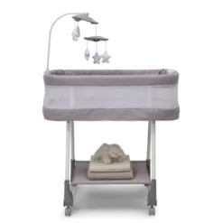 Simmons Kids' Shooting Star Rocking Bassinet With Airflow Mesh - Platinum -Baby Products Store GUEST fbea03a8 e11a 4b38 b8f3 1f65f70d1aa4
