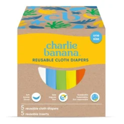 Charlie Banana One Size Reusable Cloth Diaper - 5ct -Baby Products Store GUEST fc953216 52b7 49eb 8141 eef4247d148a