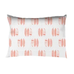 Bacati - Olivia Feathers Coral Muslin 3 Pc Toddler Bed Sheet Set -Baby Products Store GUEST fcd323aa 4a99 4ed9 ab0e 300c7d25055c