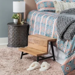 Gertie Bed Steps - Linon -Baby Products Store GUEST ff561fb9 ec29 4222 830d f4373f535ae8